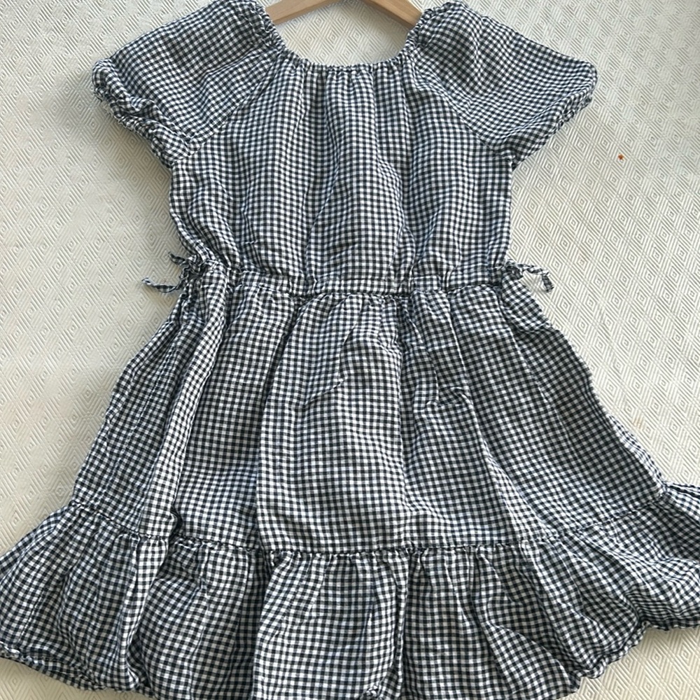 Crewcuts gingham blue dress